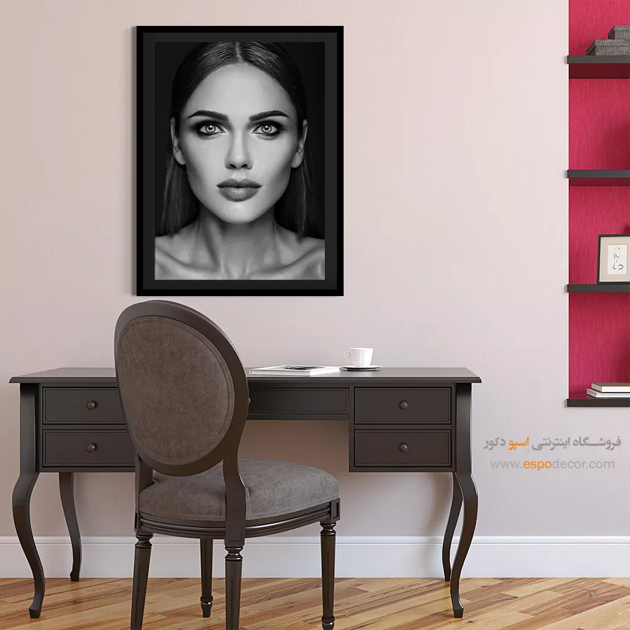 تابلو چهره بدون قاب برای اتاق کار - رؤیای من – تابلو چهره - اسپو دکور