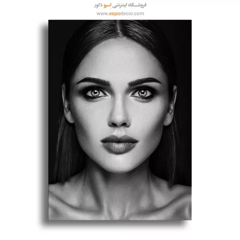 تابلو چهره بدون قاب برای اتاق کار