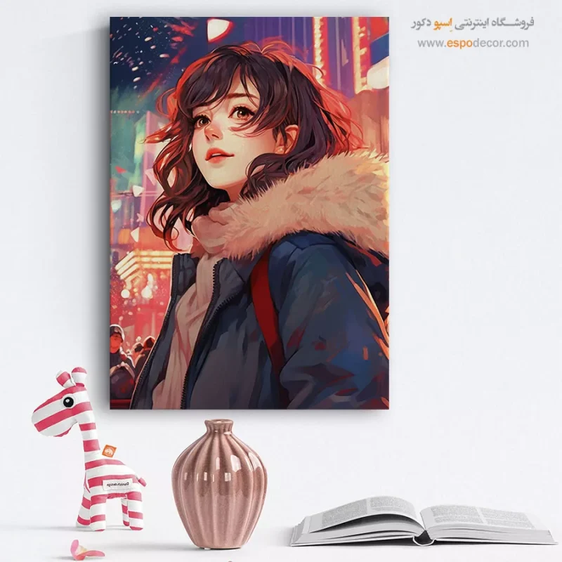 خرید تابلو چهره قاب‌دار برای پذیرایی