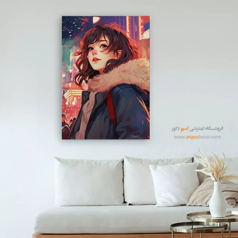خرید تابلو چهره قاب‌دار برای پذیرایی