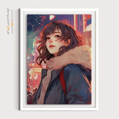 خرید تابلو چهره قاب‌دار برای پذیرایی - دوستی – تابلو چهره - اسپو دکور