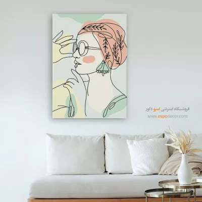 خرید تابلو صورت قاب‌دار برای اتاق کار