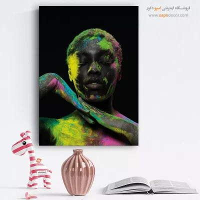تابلو صورت هنری برای سالن زیبایی