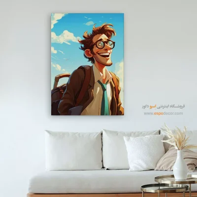 خرید تابلو صورت هنری