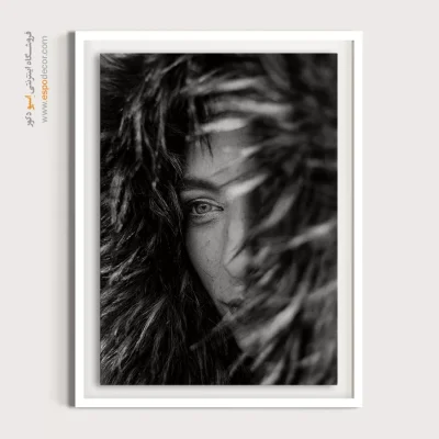 خرید تابلو چهره بزرگ برای رستوران - دلتنگی – تابلو چهره - اسپو دکور