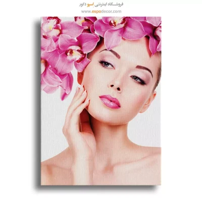 تابلو دکوراتیو چهره مدرن برای اتاق کار