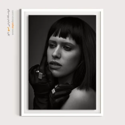 خرید تابلو چهره هنری - اولین نگاه – تابلو چهره - اسپو دکور