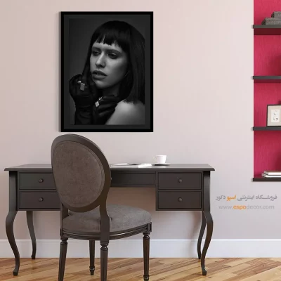 خرید تابلو چهره هنری - اولین نگاه – تابلو چهره - اسپو دکور