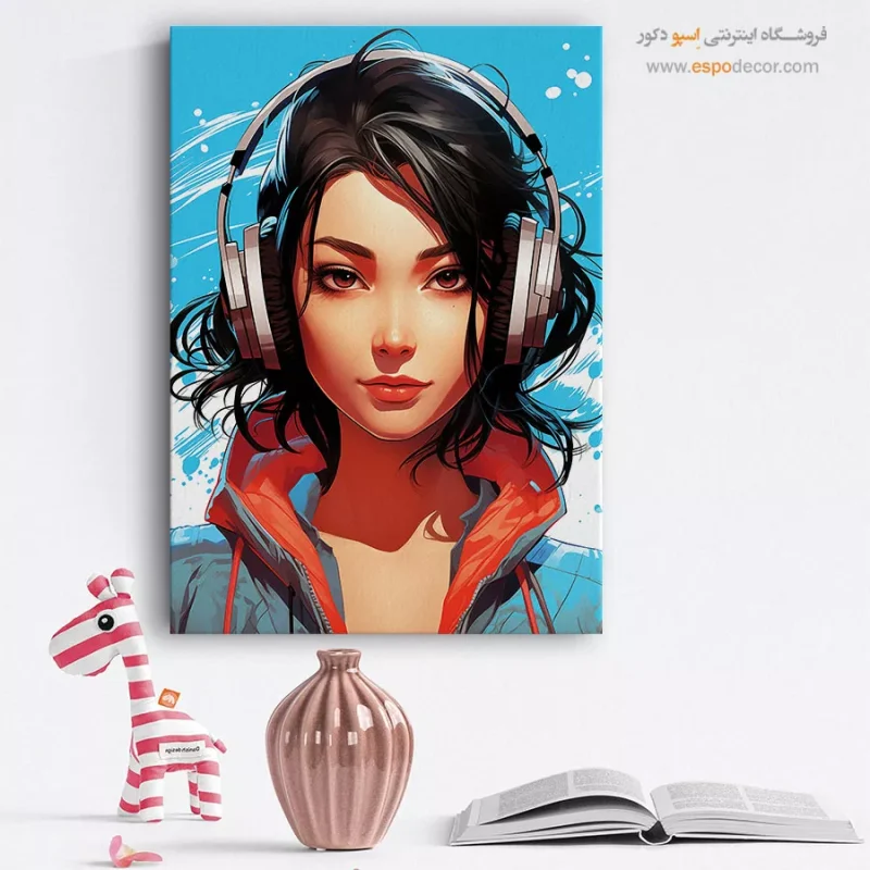 تابلو چهره خاص برای اتاق خواب