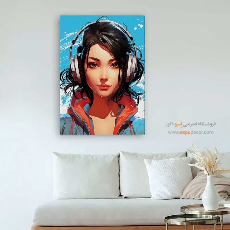 تابلو چهره خاص برای اتاق خواب