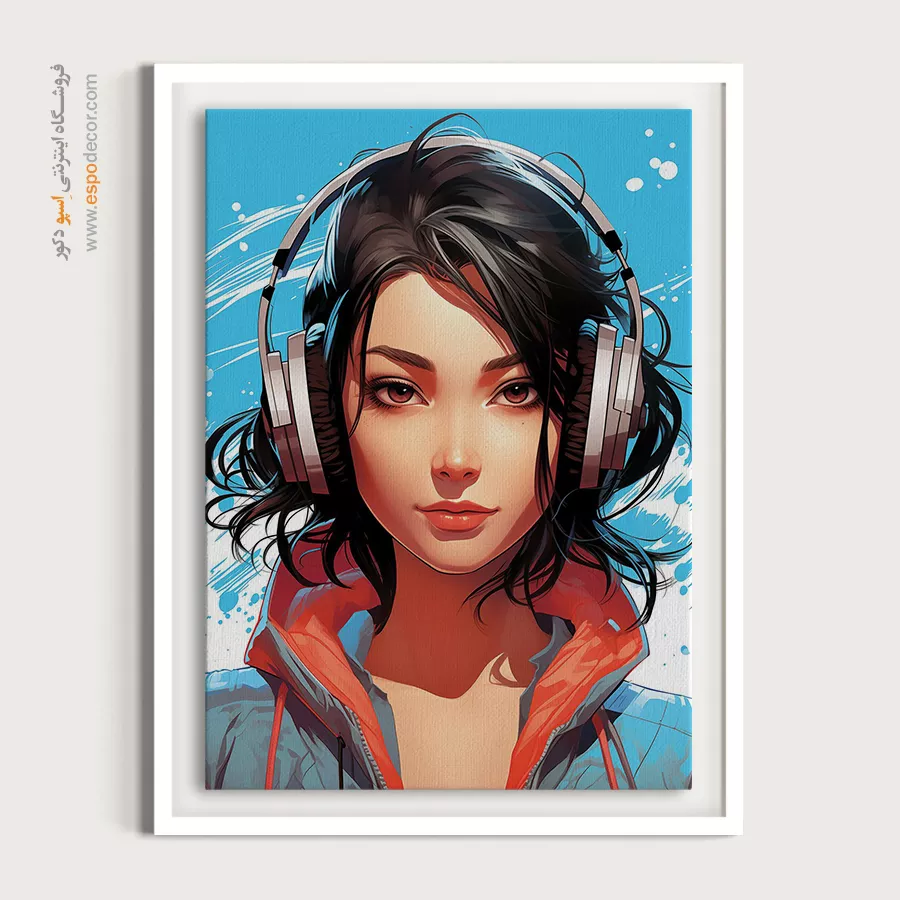 تابلو چهره خاص برای اتاق خواب - جلوه بیپایان عشق – تابلو چهره - اسپو دکور