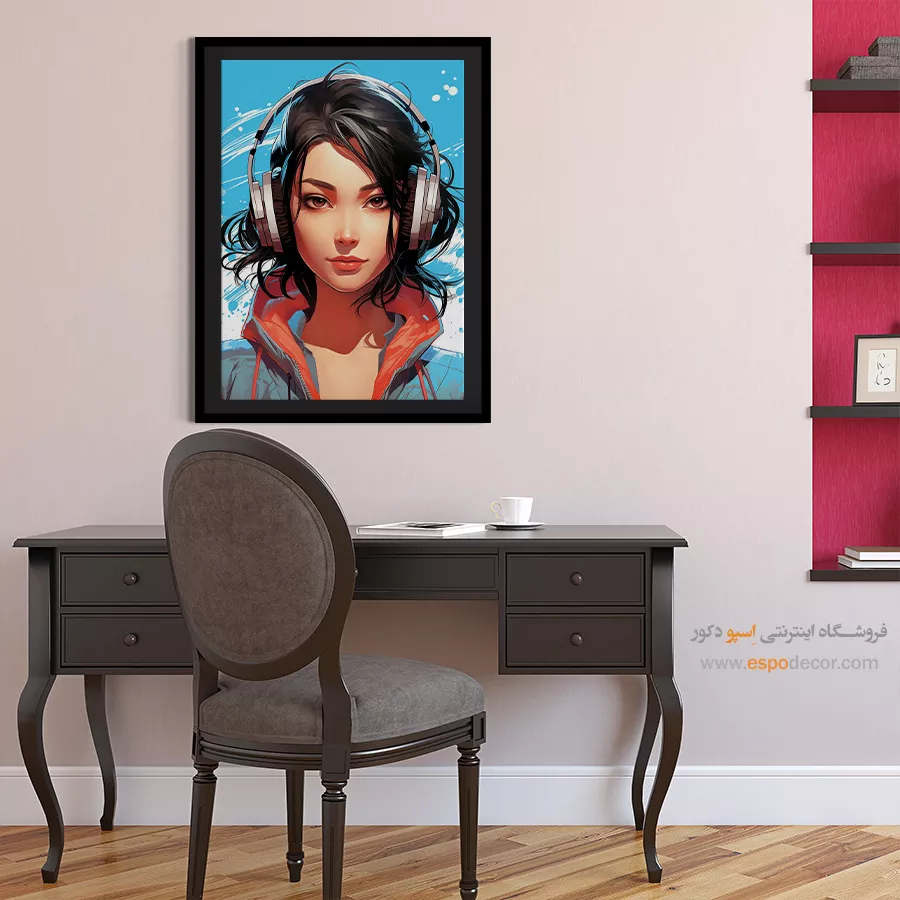 تابلو چهره خاص برای اتاق خواب - جلوه بیپایان عشق – تابلو چهره - اسپو دکور