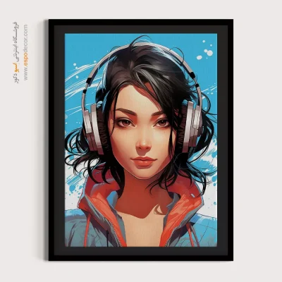 تابلو چهره خاص برای اتاق خواب - جلوه بیپایان عشق – تابلو چهره - اسپو دکور