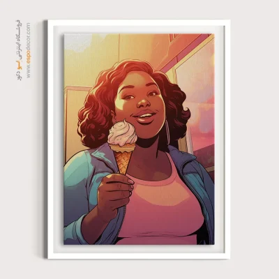 خرید تابلو صورت خاص برای خانه - داستان – تابلو چهره - اسپو دکور