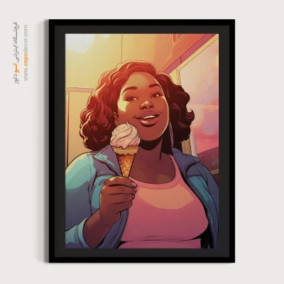 خرید تابلو صورت خاص برای خانه - داستان – تابلو چهره - اسپو دکور