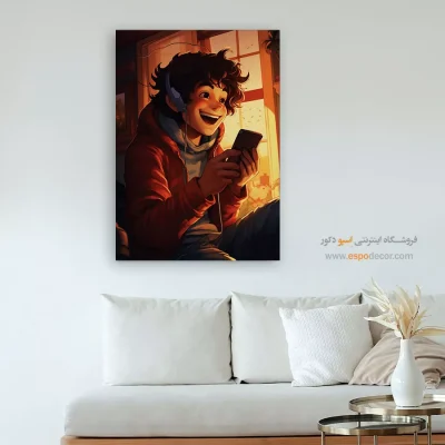 تابلو نقاشی چهره خاص برای دفتر