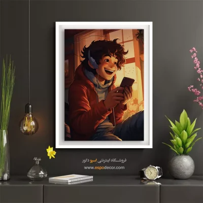 تابلو نقاشی چهره خاص برای دفتر - آینده – تابلو چهره - اسپو دکور