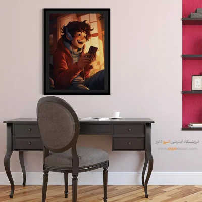 تابلو نقاشی چهره خاص برای دفتر - آینده – تابلو چهره - اسپو دکور