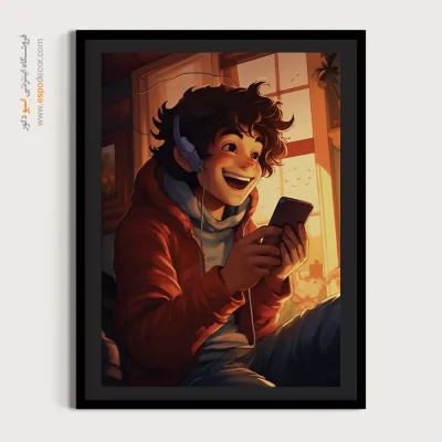 تابلو نقاشی چهره خاص برای دفتر - آینده – تابلو چهره - اسپو دکور