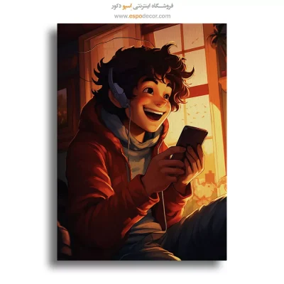تابلو نقاشی چهره خاص برای دفتر