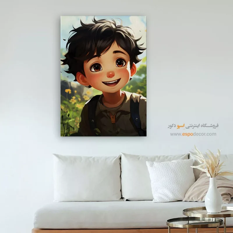 تابلو چهره هنری برای کافه