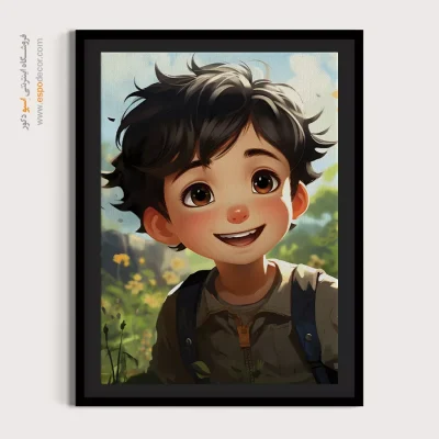 تابلو چهره هنری برای کافه - دیجیتال – تابلو چهره - اسپو دکور