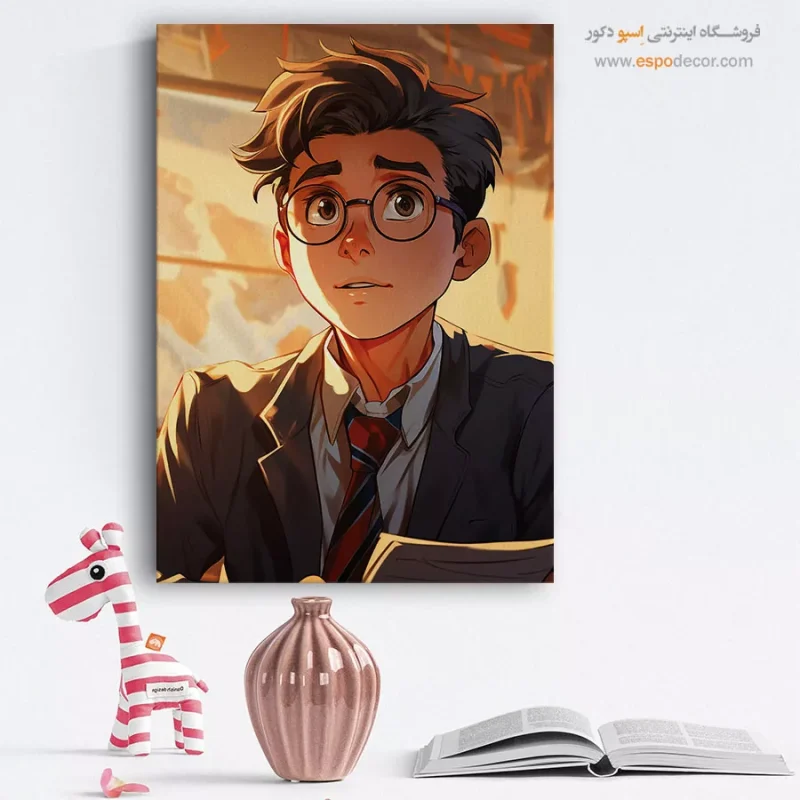 تابلو دکوراتیو چهره هنری برای رستوران