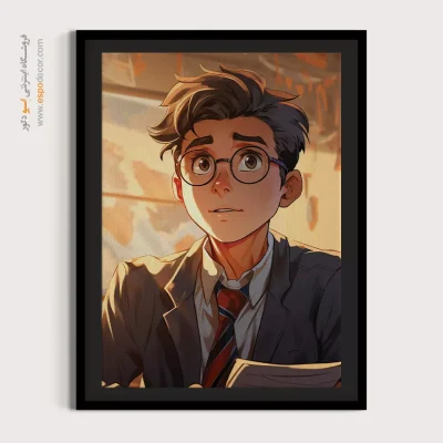 تابلو دکوراتیو چهره هنری برای رستوران - مینیمال – تابلو چهره - اسپو دکور