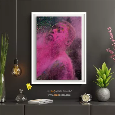 تابلو چهره هنری برای نشیمن - نوین – تابلو چهره - اسپو دکور