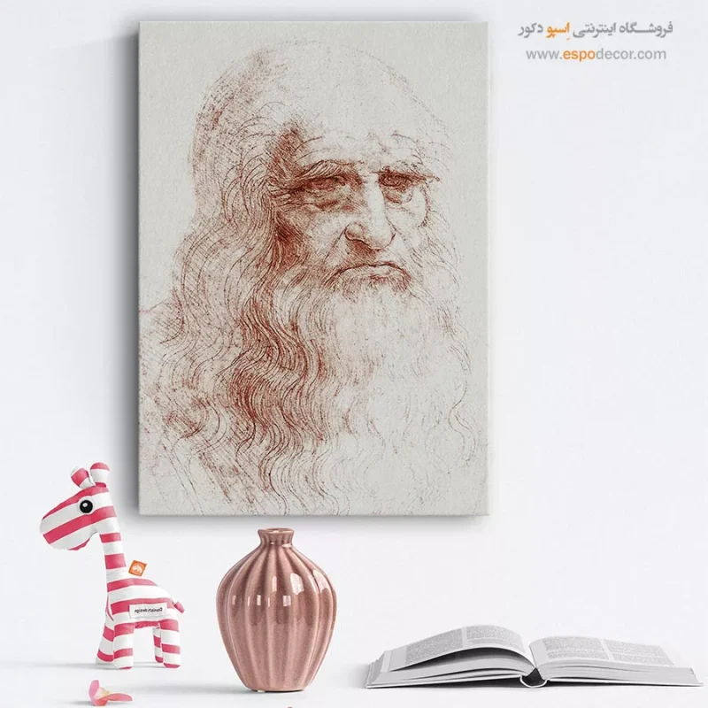 خرید تابلو مینیمال چهره هنری برای پذیرایی