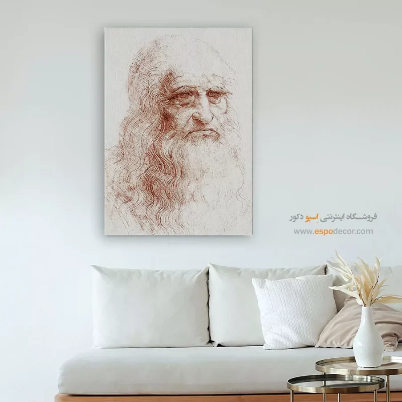 خرید تابلو مینیمال چهره هنری برای پذیرایی