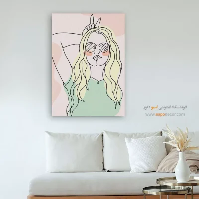 زیباترین تابلو صورت