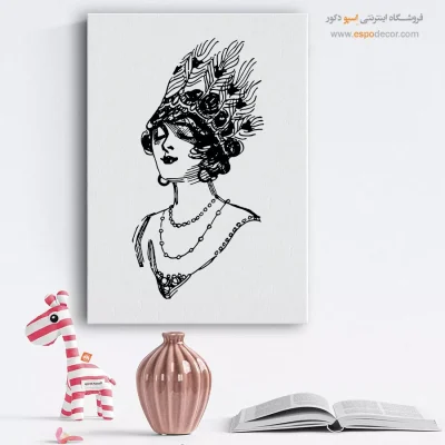 خرید تابلو چهره هنری برای کافه