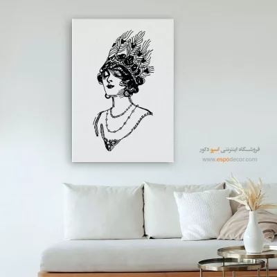 خرید تابلو چهره هنری برای کافه