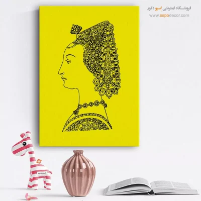 تابلو چهره هنری برای دفتر