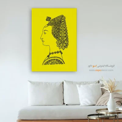 تابلو چهره هنری برای دفتر