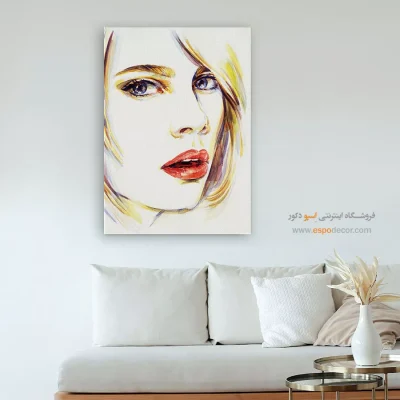 خرید تابلو چهره خاص برای اتاق خواب