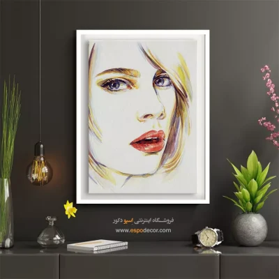 خرید تابلو چهره خاص برای اتاق خواب - نوگرا – تابلو چهره - اسپو دکور
