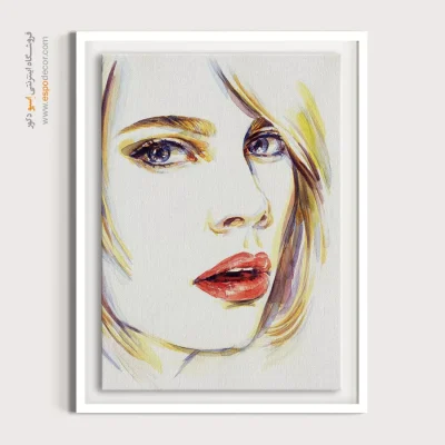 خرید تابلو چهره خاص برای اتاق خواب - نوگرا – تابلو چهره - اسپو دکور