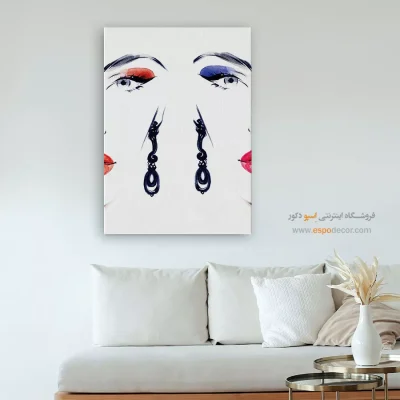 خرید تابلو دکوراتیو چهره بزرگ برای اتاق کار