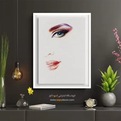 خاص‌ترین تابلو چهره هنری - نقش مد روز – تابلو چهره - اسپو دکور
