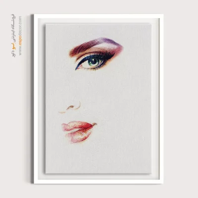 خاص‌ترین تابلو چهره هنری - نقش مد روز – تابلو چهره - اسپو دکور