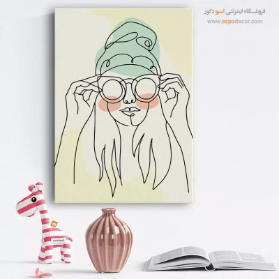 خرید تابلو پرتره هنری برای سالن زیبایی