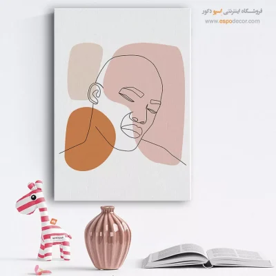 خرید تابلو صورت هنری برای گالری