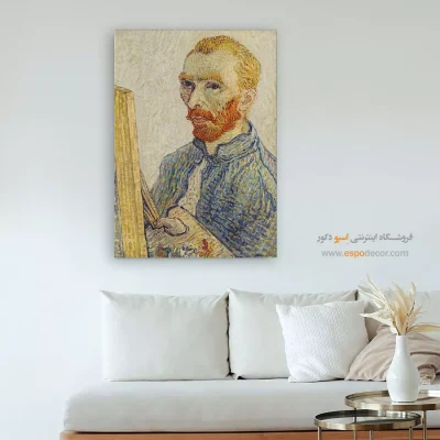 تابلو مینیمال چهره بزرگ برای دفتر