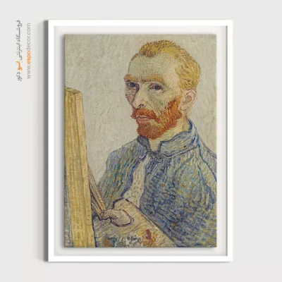 تابلو مینیمال چهره بزرگ برای دفتر - چهره ون گوگ – تابلو چهره - اسپو دکور