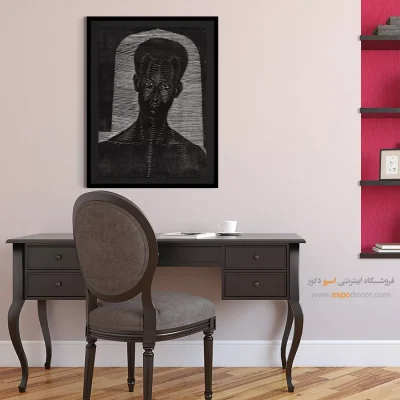 تابلو مینیمال چهره برای نشیمن - ناشناس اثر ساموئل جسورون – تابلو چهره - اسپو دکور