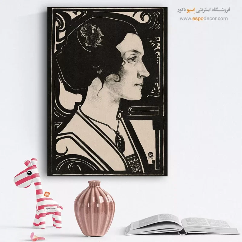 خرید تابلو پرتره بدون قاب برای اتاق کار