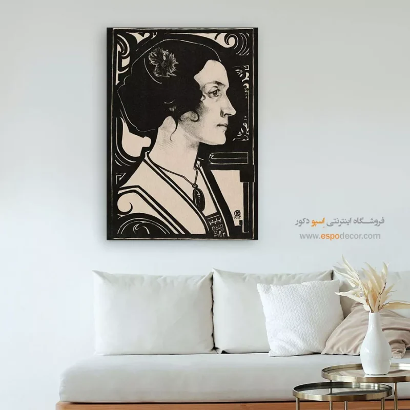 خرید تابلو پرتره بدون قاب برای اتاق کار
