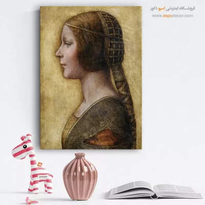 تابلو دکوراتیو چهره بزرگ برای اتاق خواب